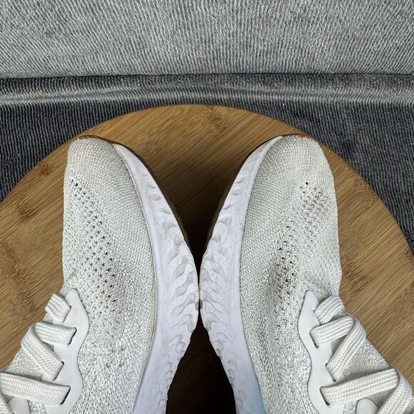 Nike Epic React Flyknit 2 Running Shoes Womens 9 White BQ8927-104 Sneakers - Picture 8 of 11